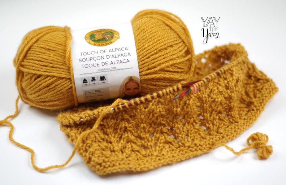 It's hard to believe how such a small amount of alpaca fiber can make such a huge difference in an acrylic yarn!