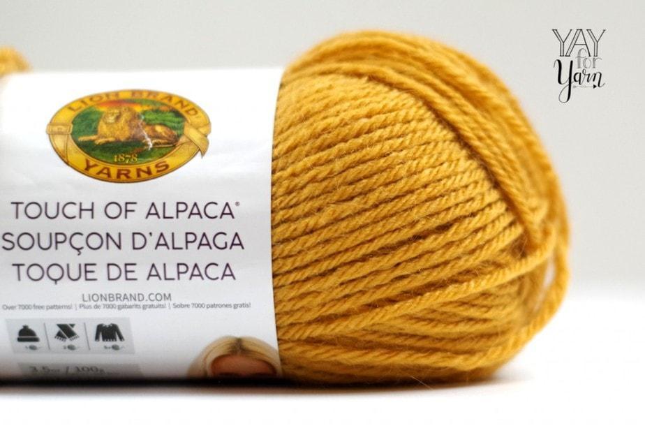 Lion Brand Touch of Alpaca Yarn Review - Yay For Yarn