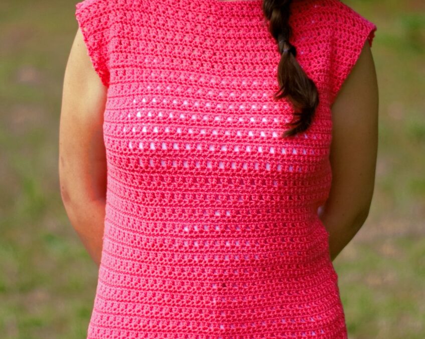 Easy Summer Tee – Free Crochet Pattern for Beginners