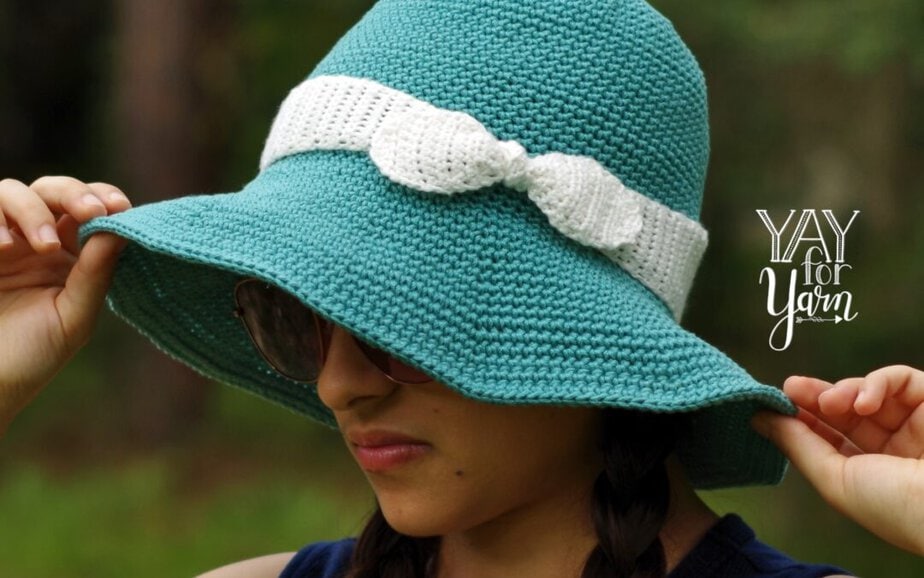 Summer Sunhat – Free Crochet Pattern for Babies, Children, and Adults by Yay For Yarn
