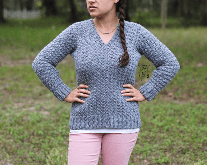 how to crochet a sweater for beginners