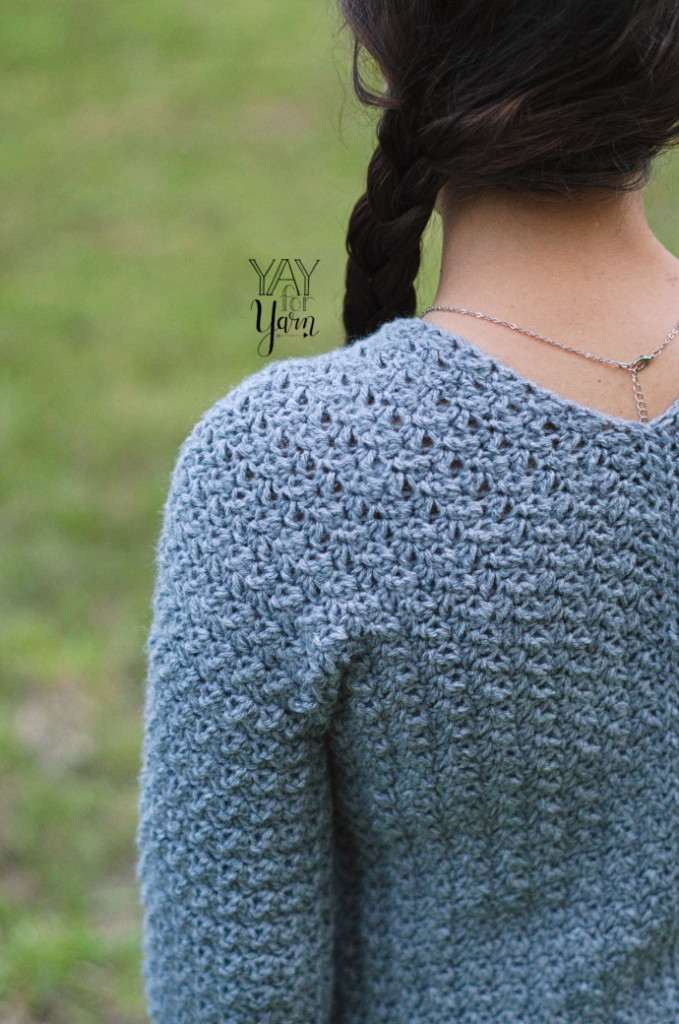 how to crochet a sweater - free pattern and video tutorial