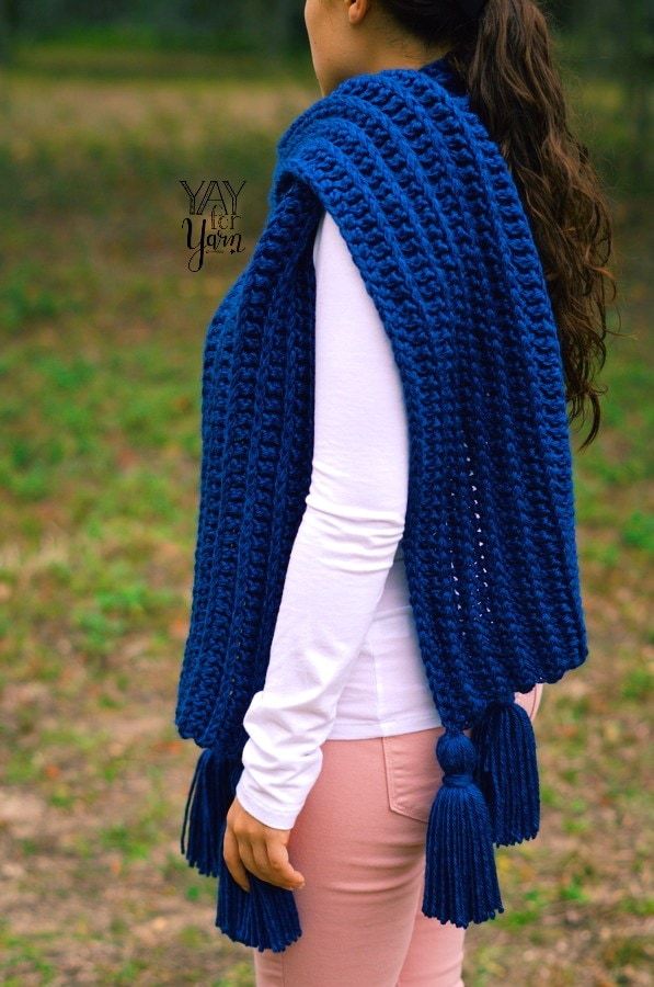 knit look crochet scarf free crochet pattern for beginners