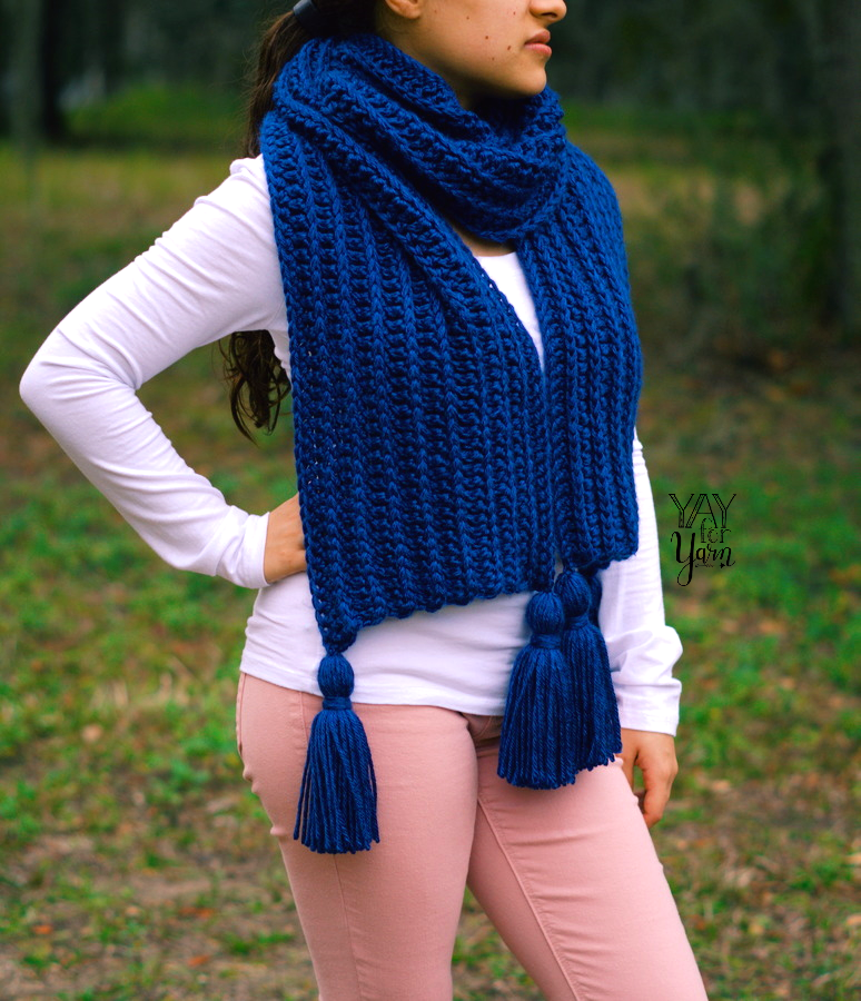 crochet super scarf free pattern