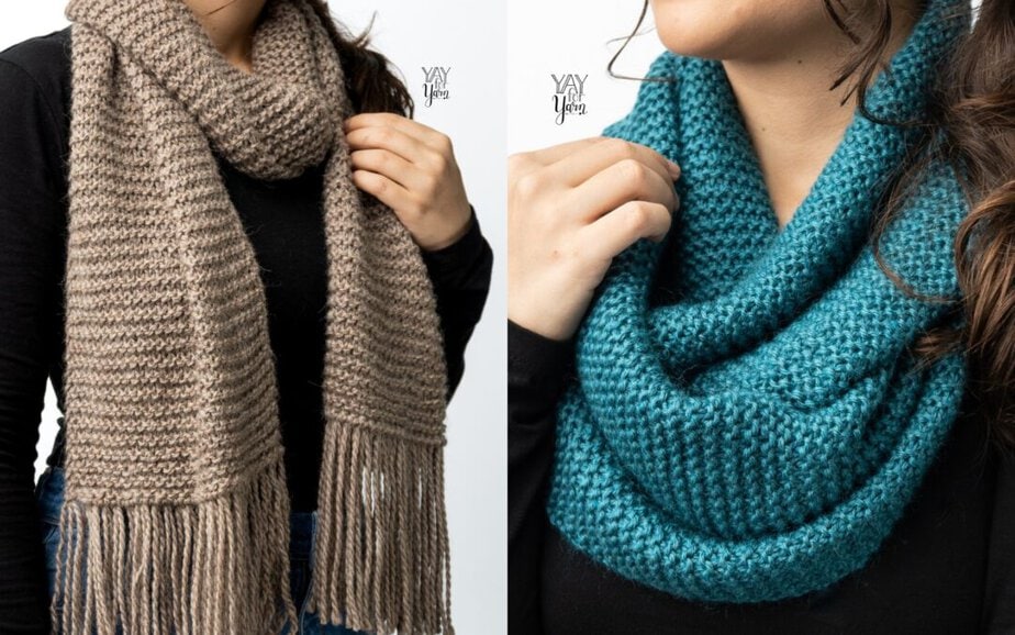 How to Knit a Scarf for Beginners – FREE Knitting Pattern & Video Tutorial