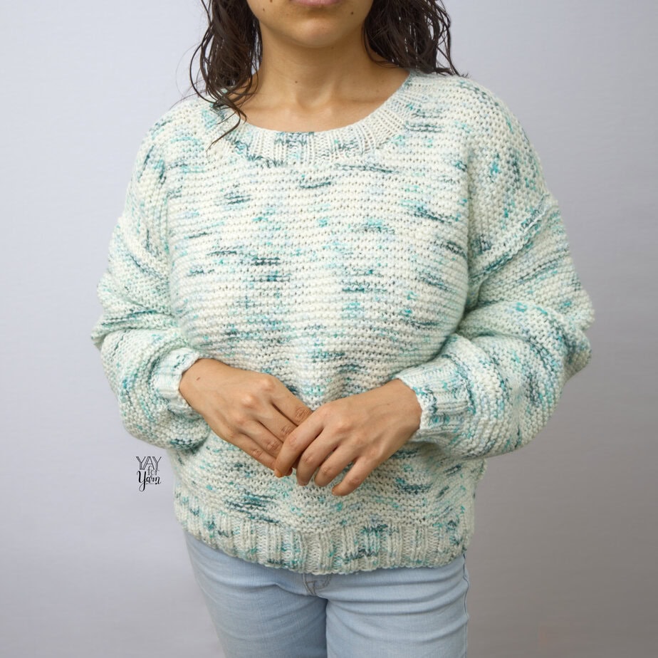 Basic Knit Pullover – Free Sweater Knitting Pattern